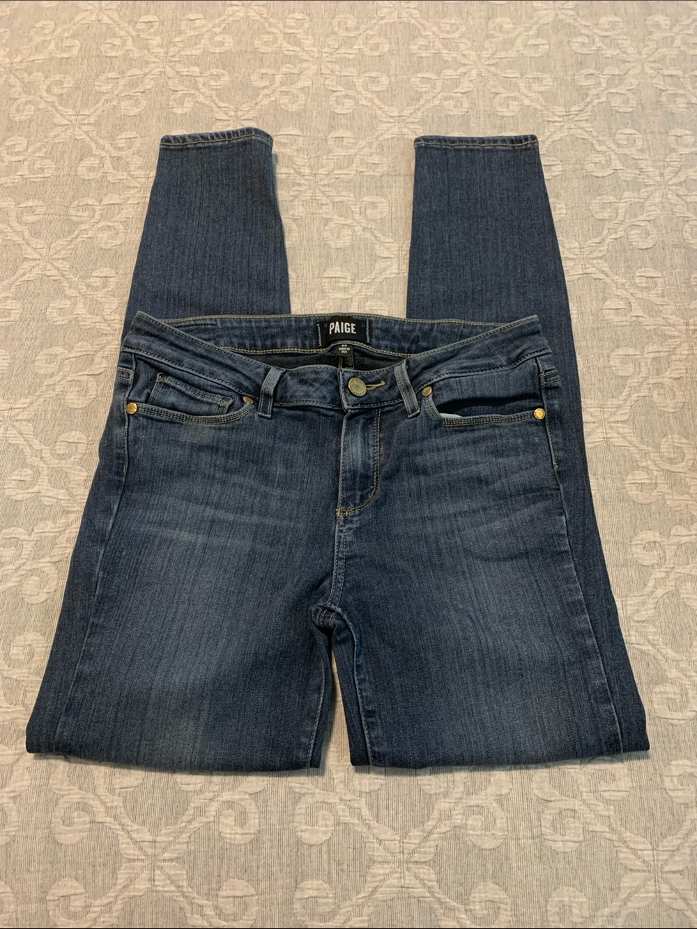 PAIGE Verdugo Ankle Skinny Jeans (Size 29)